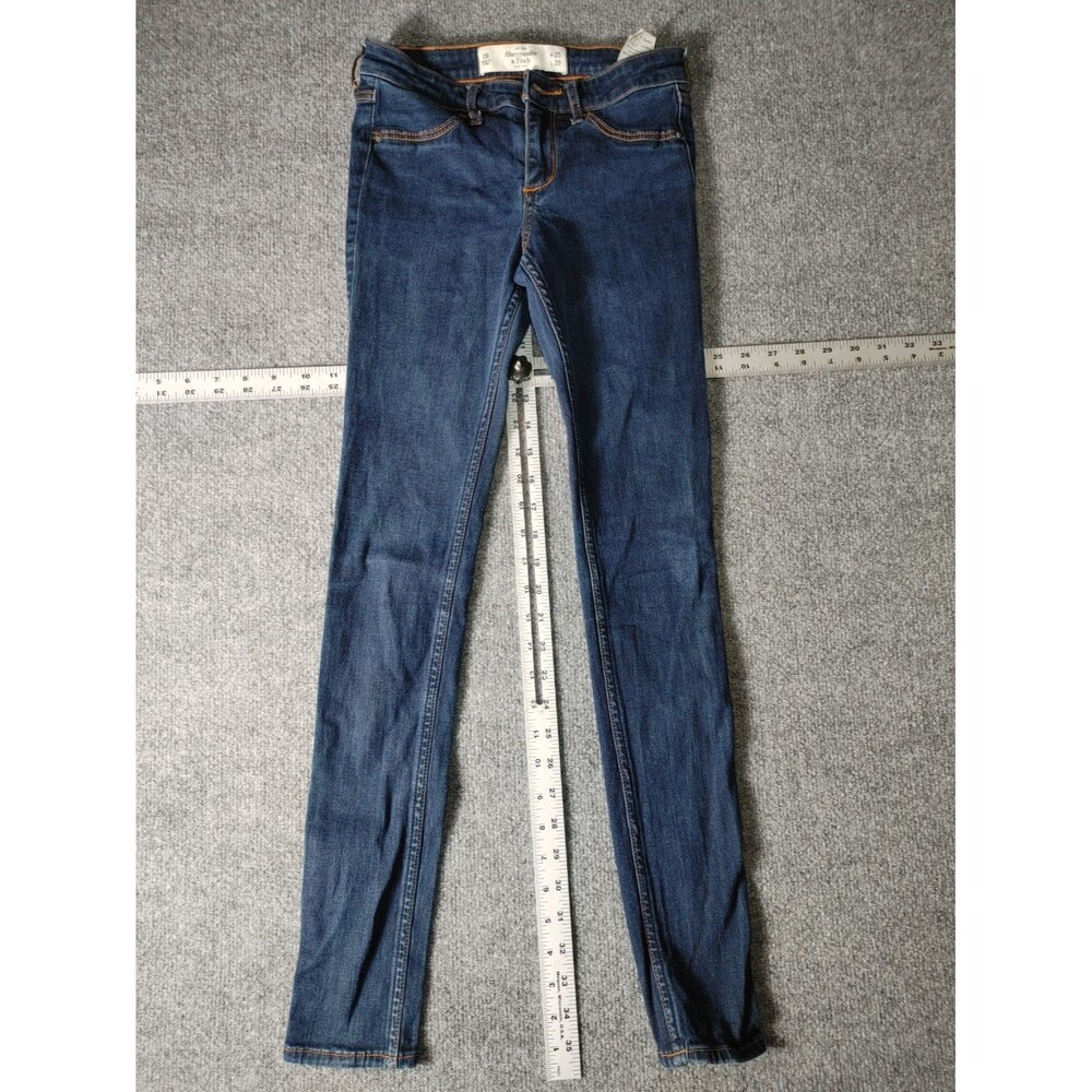 Abercrombie Fitch Jeans Womens 25x29 Blue A&F Super Skinny